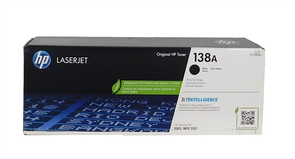 HP 138A/W1380A Black Toner Cartridge - New in Box