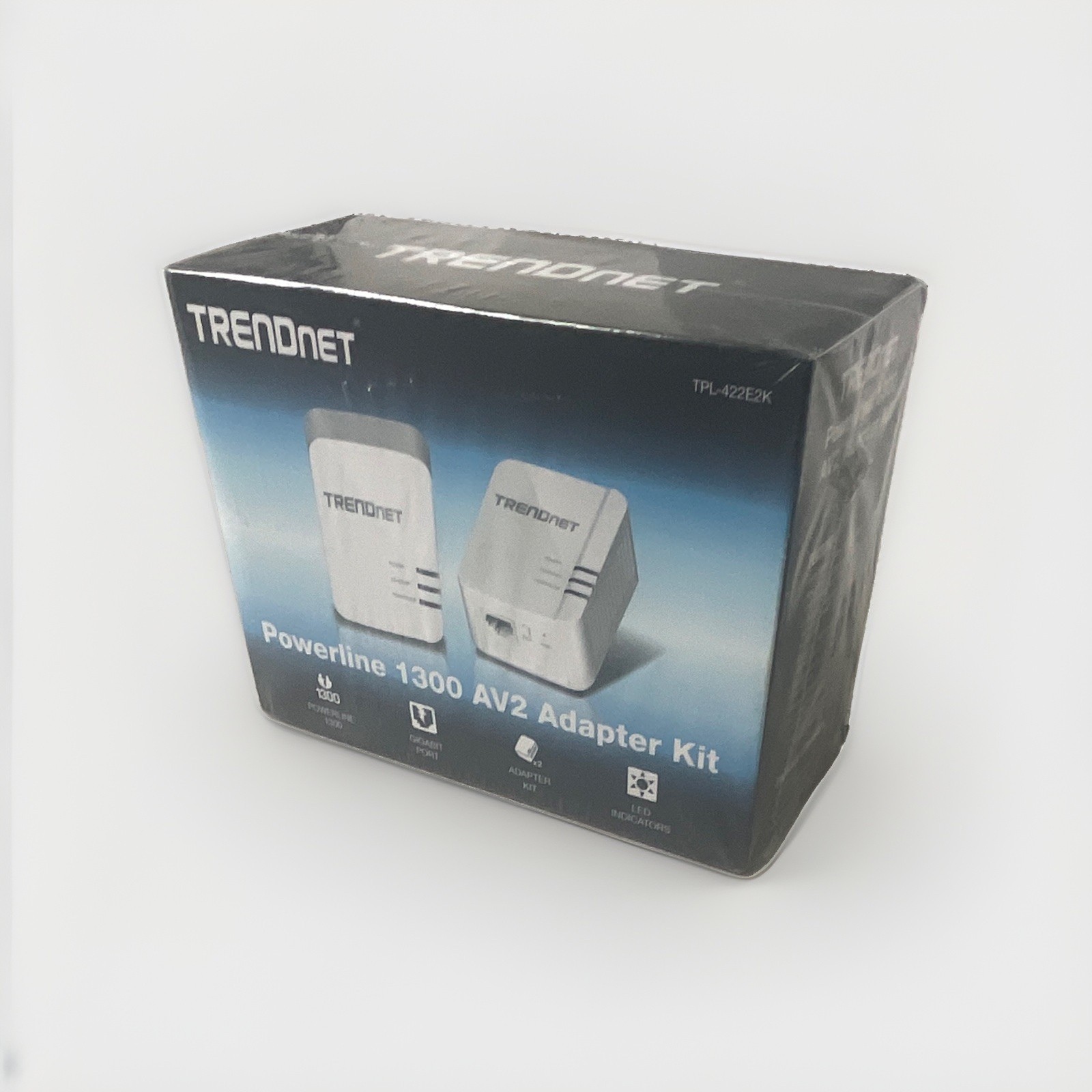 TRENDnet TPL-422E2K Powerline 1300 AV2 Adapter Kit Brand New Sealed 2-Pack