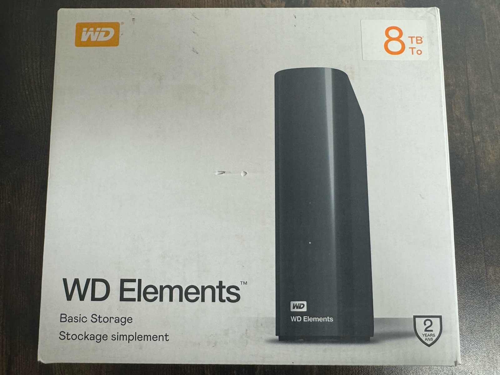 WD Elements 8TB External Hard Drive USB 3.0 Desktop HDD Black