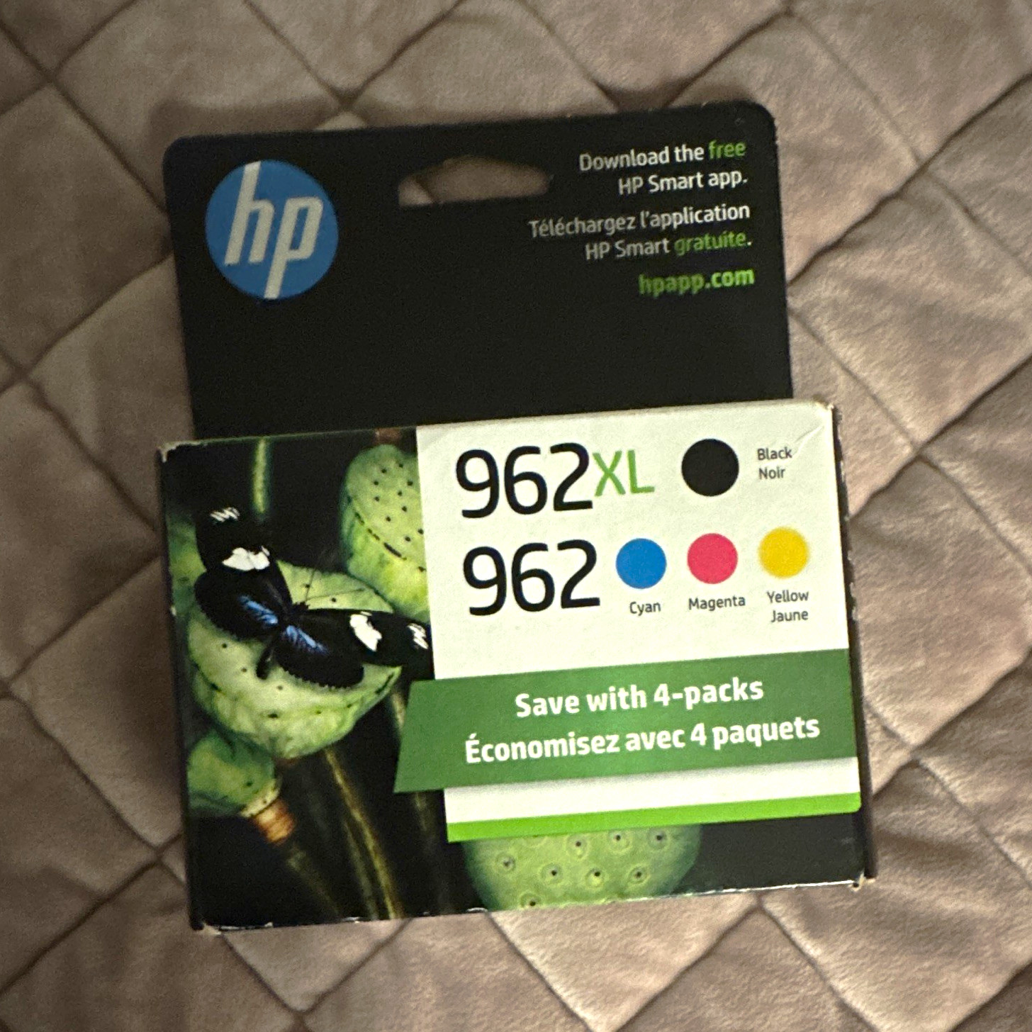 HP 962/962XL Genuine Original Ink Cartridges 4-Pack CMYK (Black/C/M/Y)