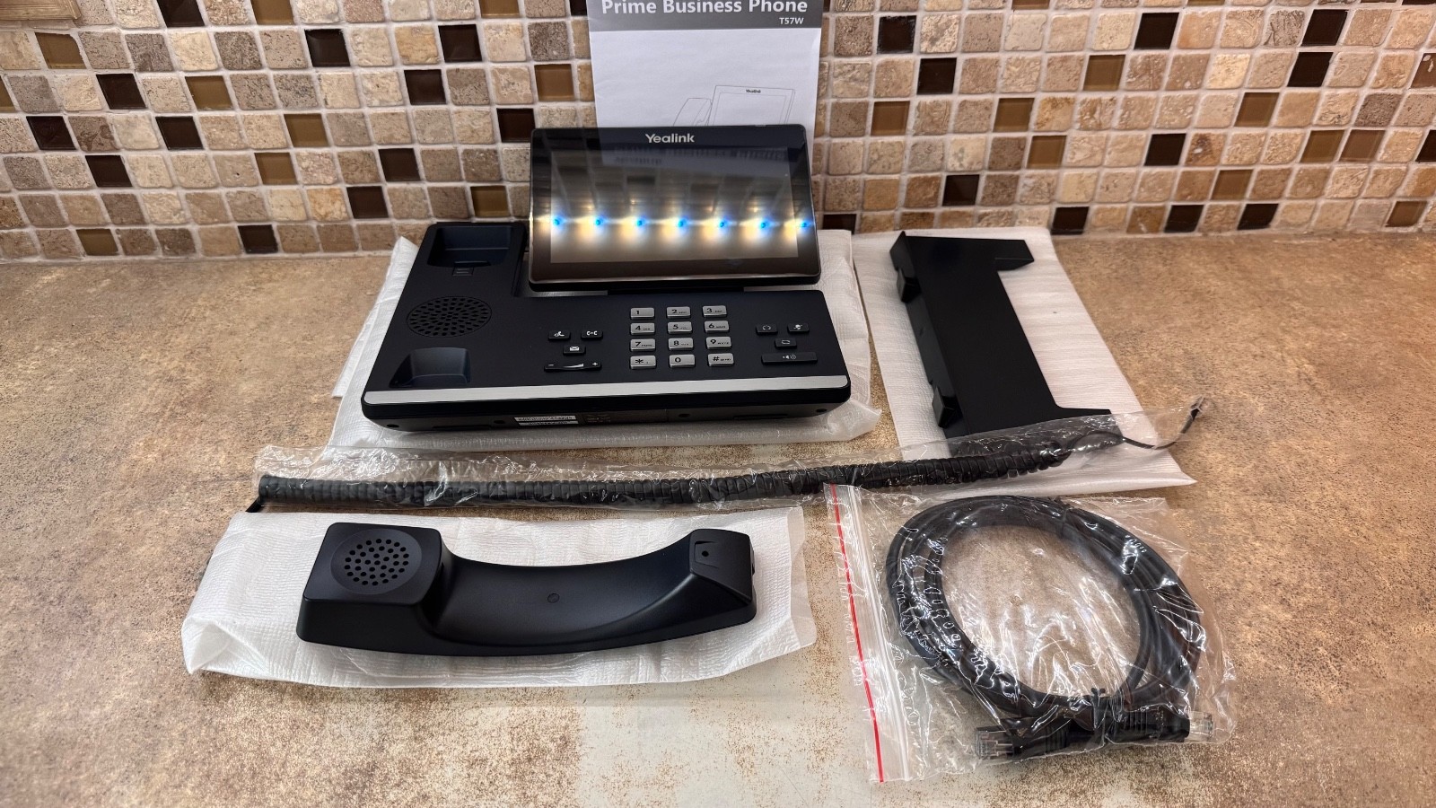 YeaLink SIP-T57W WIFI 16 Line Prime Business IP PoE Touch Speakerphone Phone