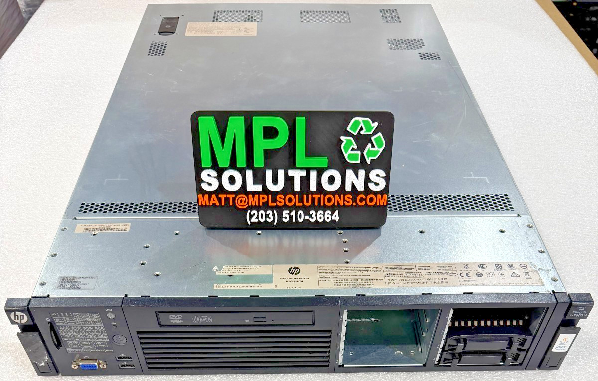 Used HPE Integrity Itanium RX2800 i4 Server AT101A AT104A Dual 9560 2. ...