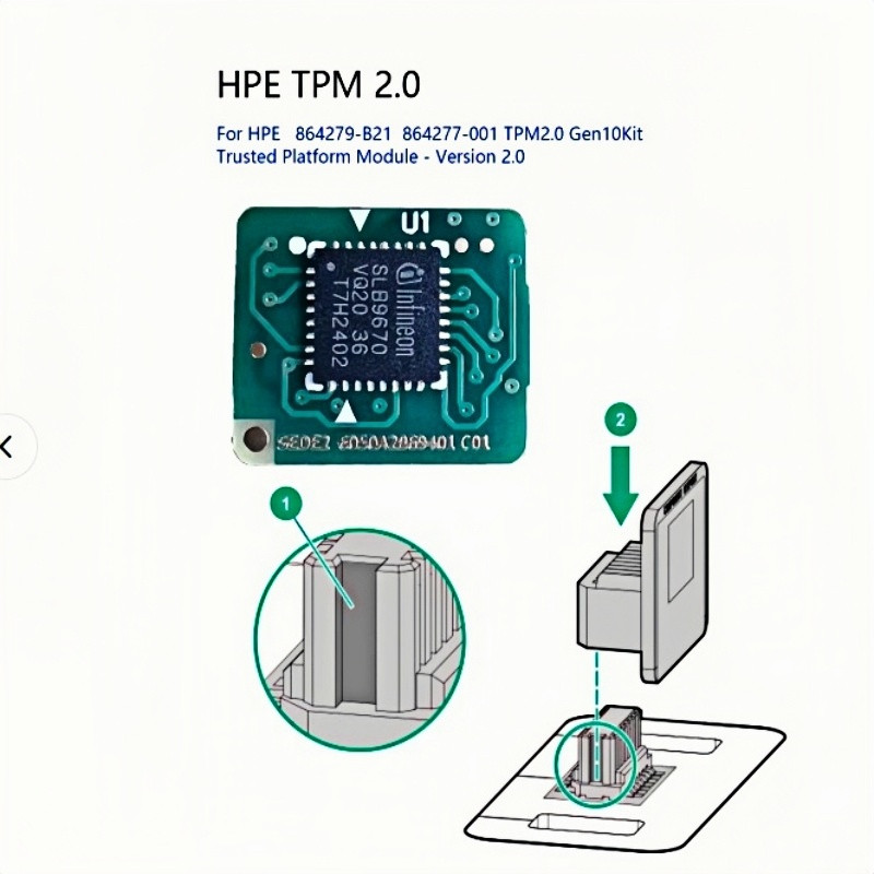 1PCS BRAND NEW TPM 2.0 Module HPE 864277-001 IFX IFX Fast Shipping Free Delivery