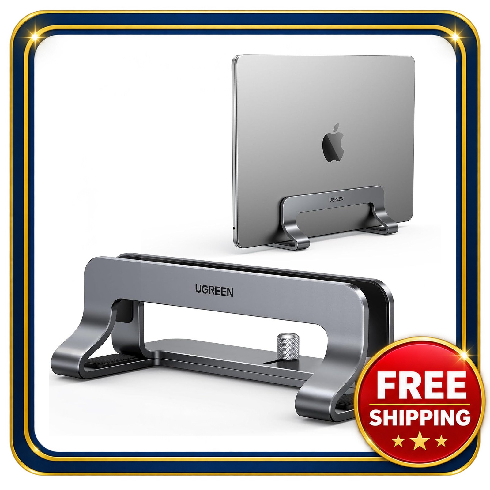 Laptop Stand Holder for Desk Aluminum Alloy Adjustable Width