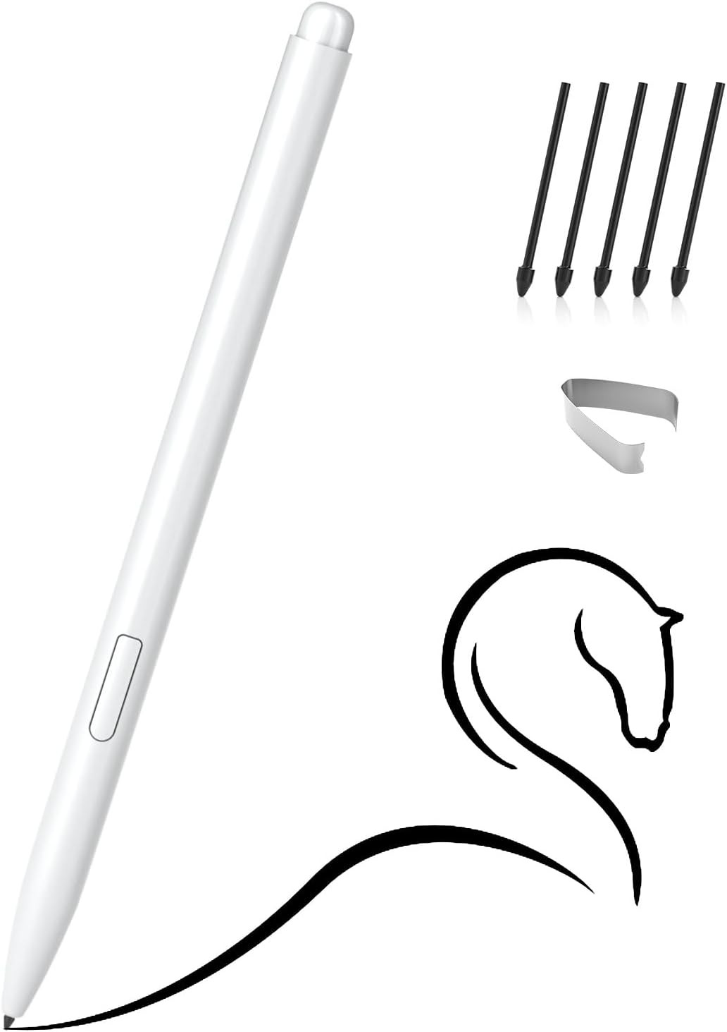 EMR Stylus for Remarkable 2, Magnetic Digital Pen, Eraser, 5 Tips |