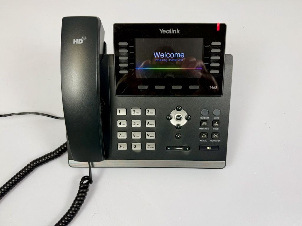 Yealink SIP-T46S IP Phone VoIP Business Device Gigabit Color Display