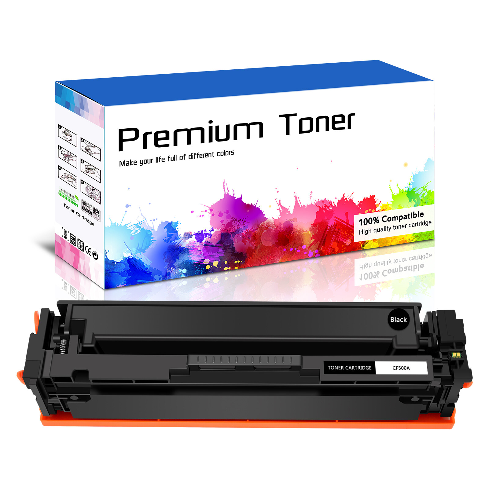 BK CYM CF500A 202A Toner for HP Color LaserJet Pro MFP M280nw M281fdw M281cdw