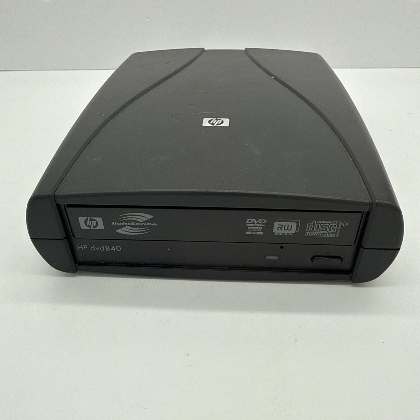 HP DVD-840 External DVD CD RW Writer with LightScribe Unit Only No Power Cable