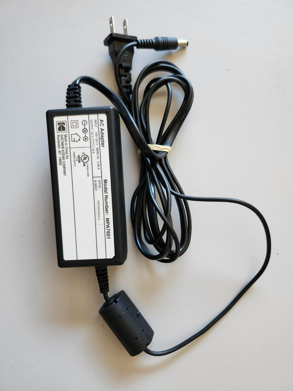 Kodak MPA7601 OEM AC Power Adapter 24V 1.8A EasyShare Printer Dock Power Supply