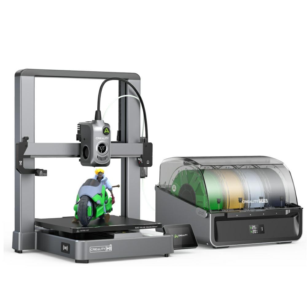 【Used】Creality Hi Combo 3D Printer MultiColor Printing 500mm/s Speed