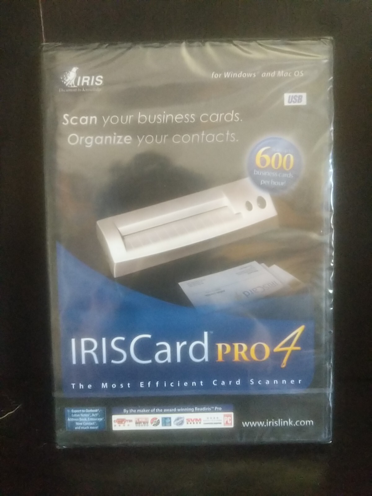IRIS Card Pro4 Software new sealed ~ trl8#96