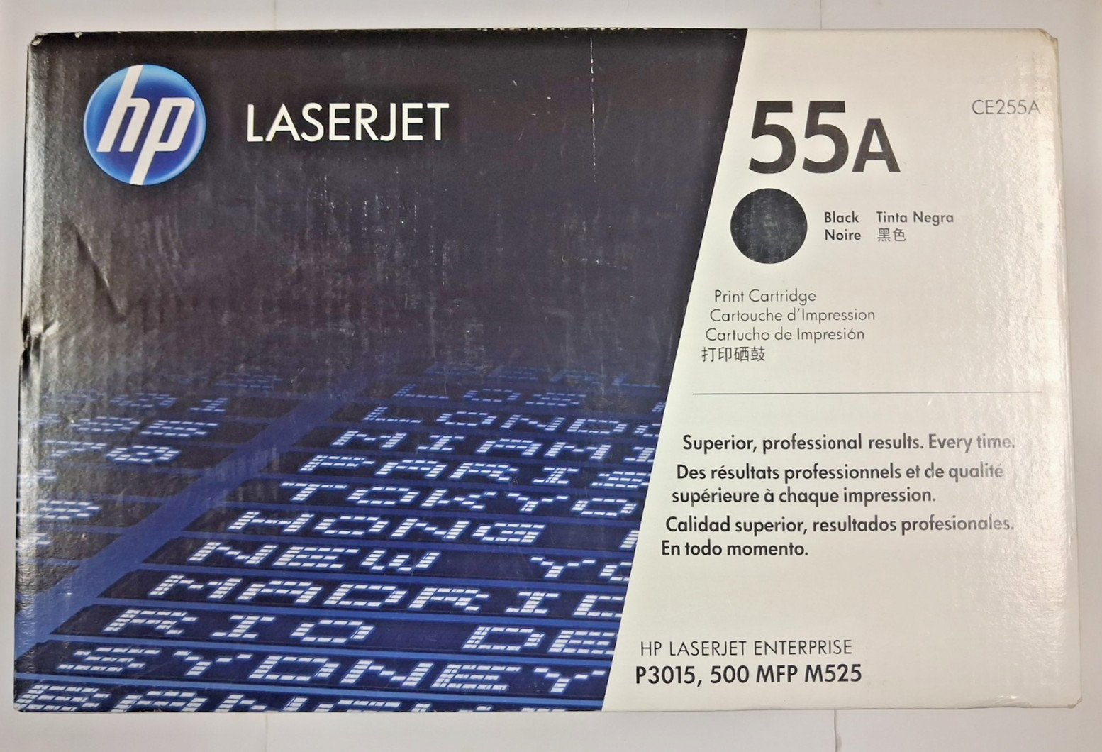 HP 55A black Laserjet Printer Cartridge Sealed expired date 2016 06 22 CE255A