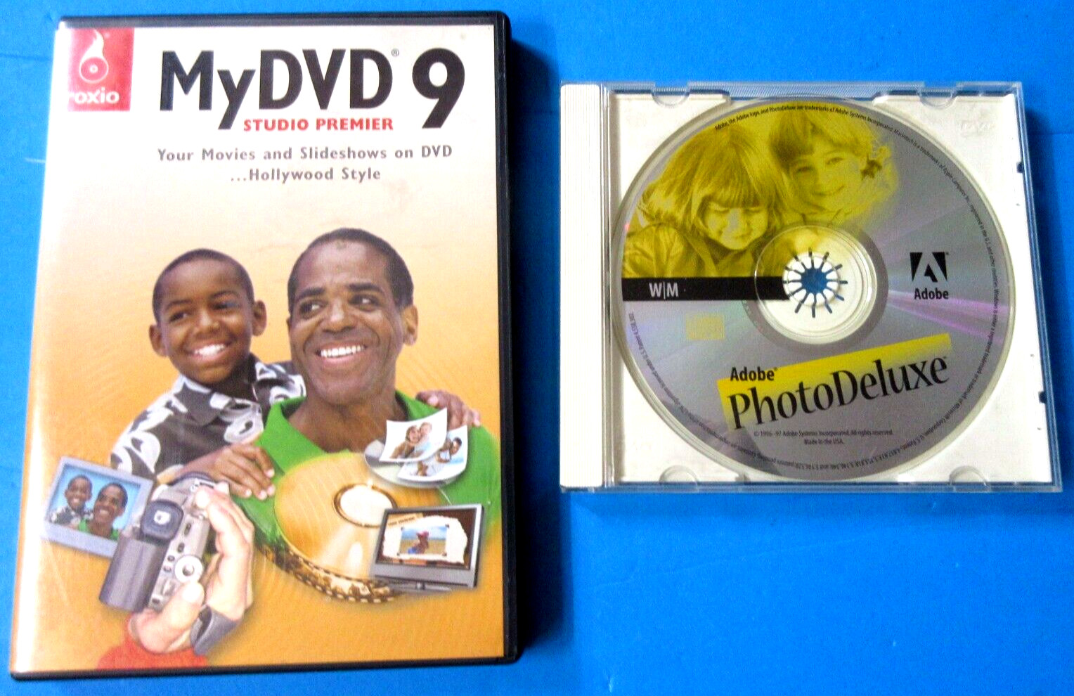 Roxio My DVD 9 Software and Adobe PhotoDeluxe W/M
