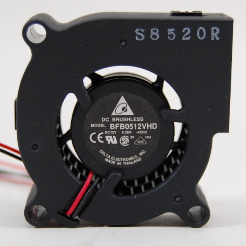 Delta BFB0512VHD 50mm 12 Volt 0.23 Amp 5300 RPM 6.75 CFM Fan