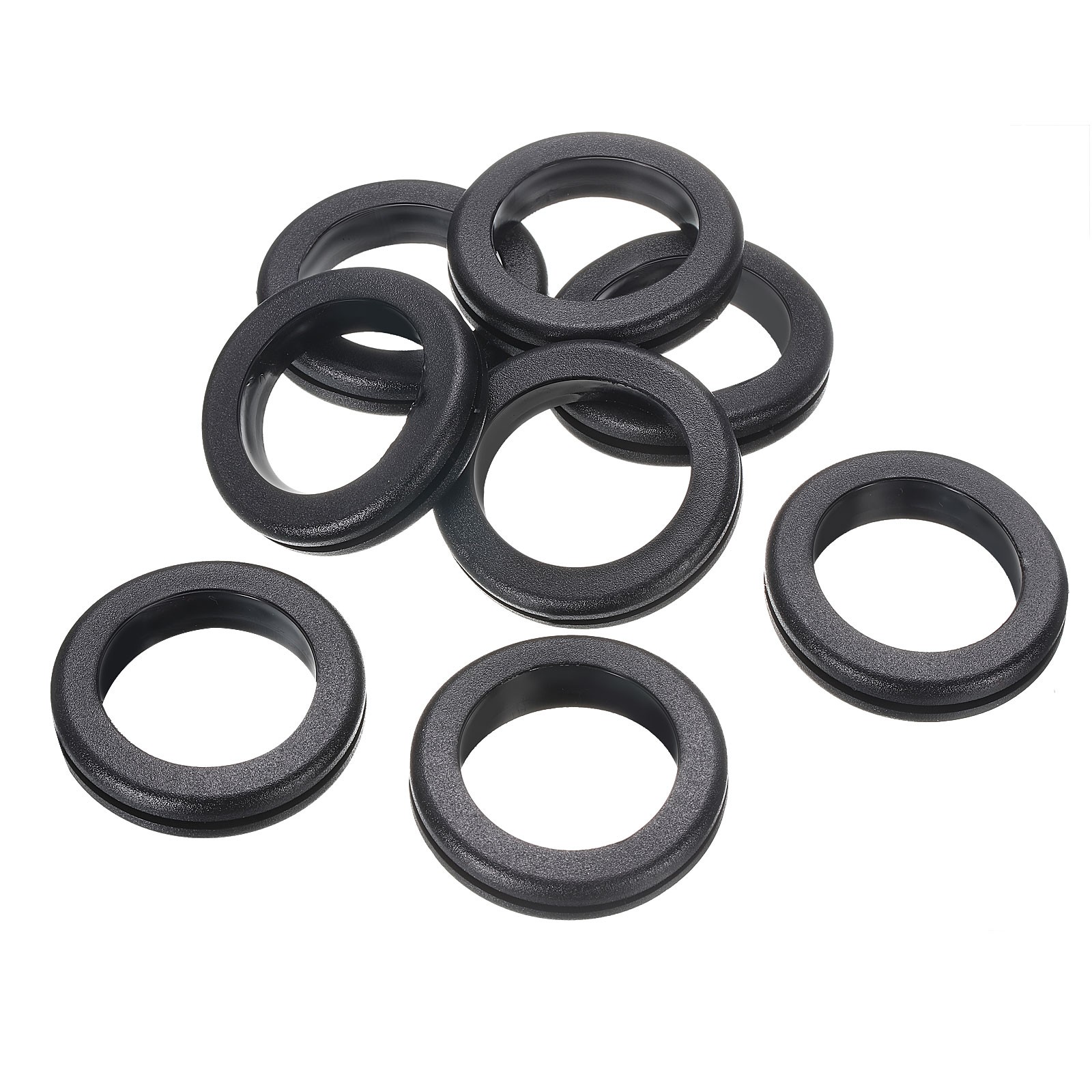 8Pcs, 40x45mm Rubber Grommets, Firewall Grommet Automotive for Wiring, Black