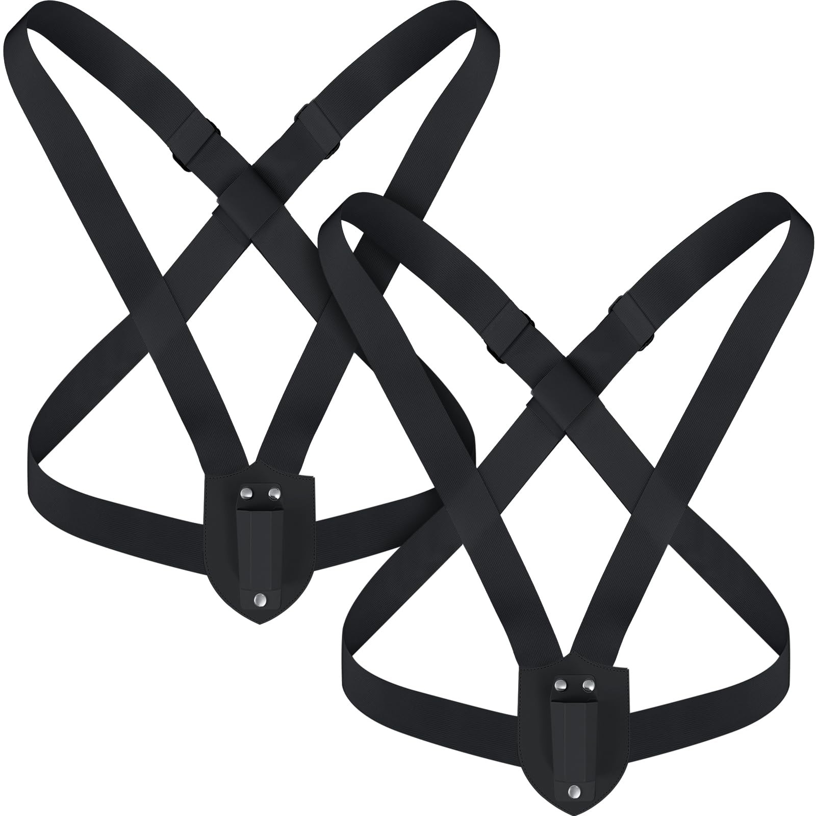 Jecery 1 Set Double Strap Flag Carrier Harness for Parade,Black | Adjustable ...