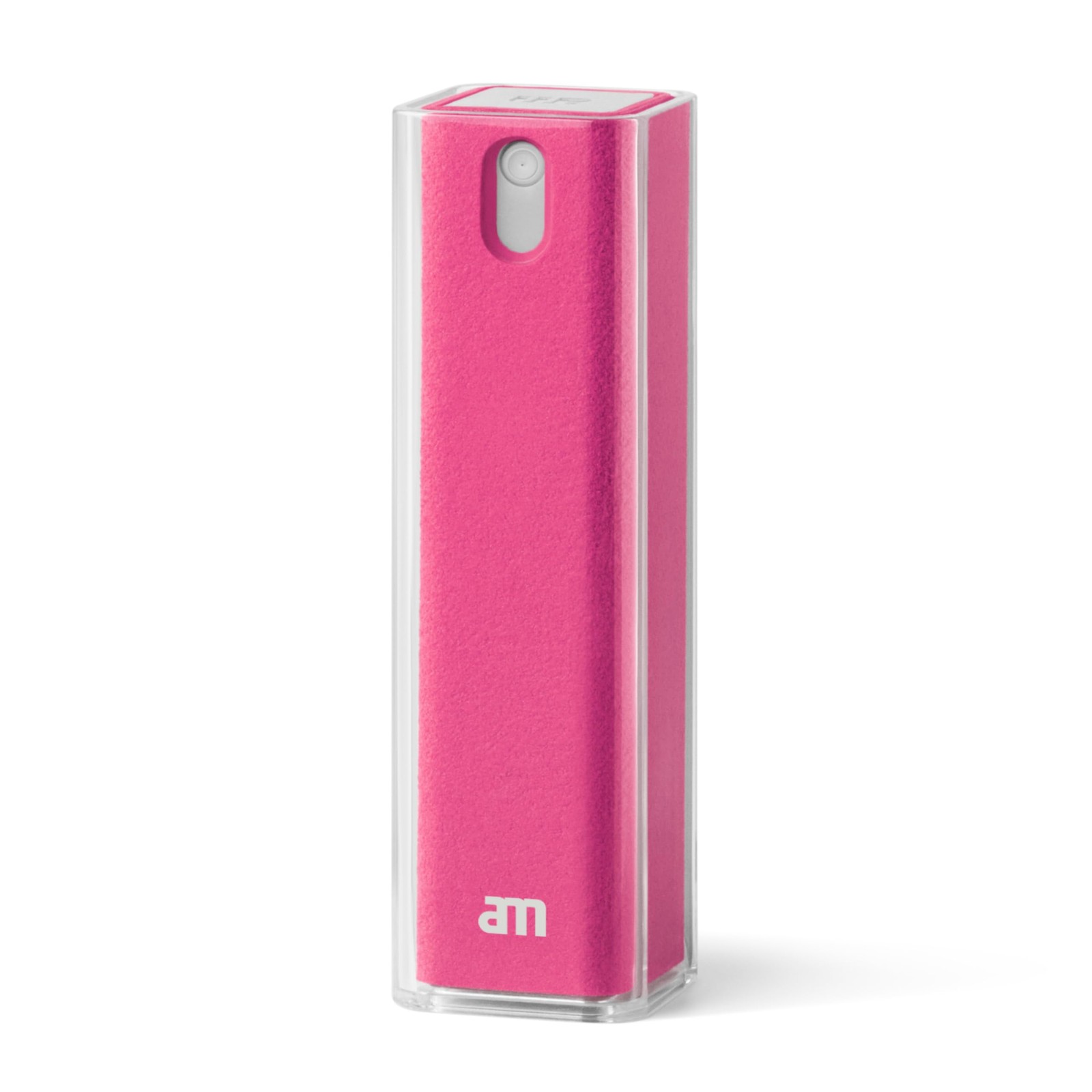 am Mist Screen Cleaner Spray with Microfiber 0.35 Fl Oz (Pack of 1), Pink