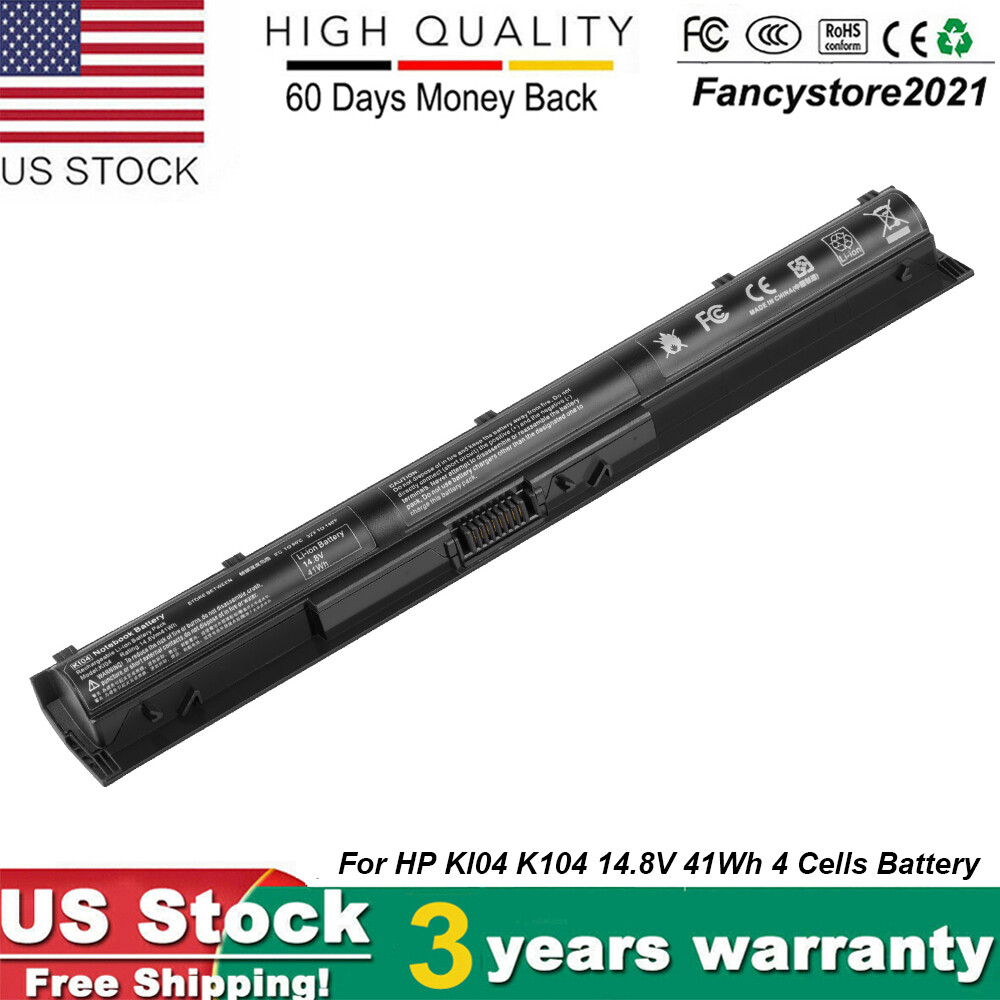 Replacement For HP Battery K104 K1O4 KI04 For HP PAVILION Spare # 800049-001 F