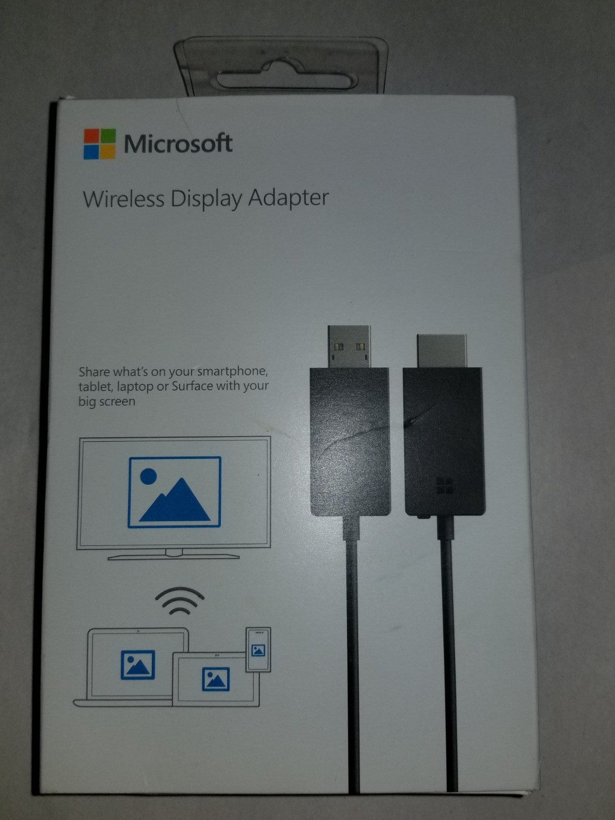 NEW Microsoft Wireless Display Adapter (V2) Model 1733