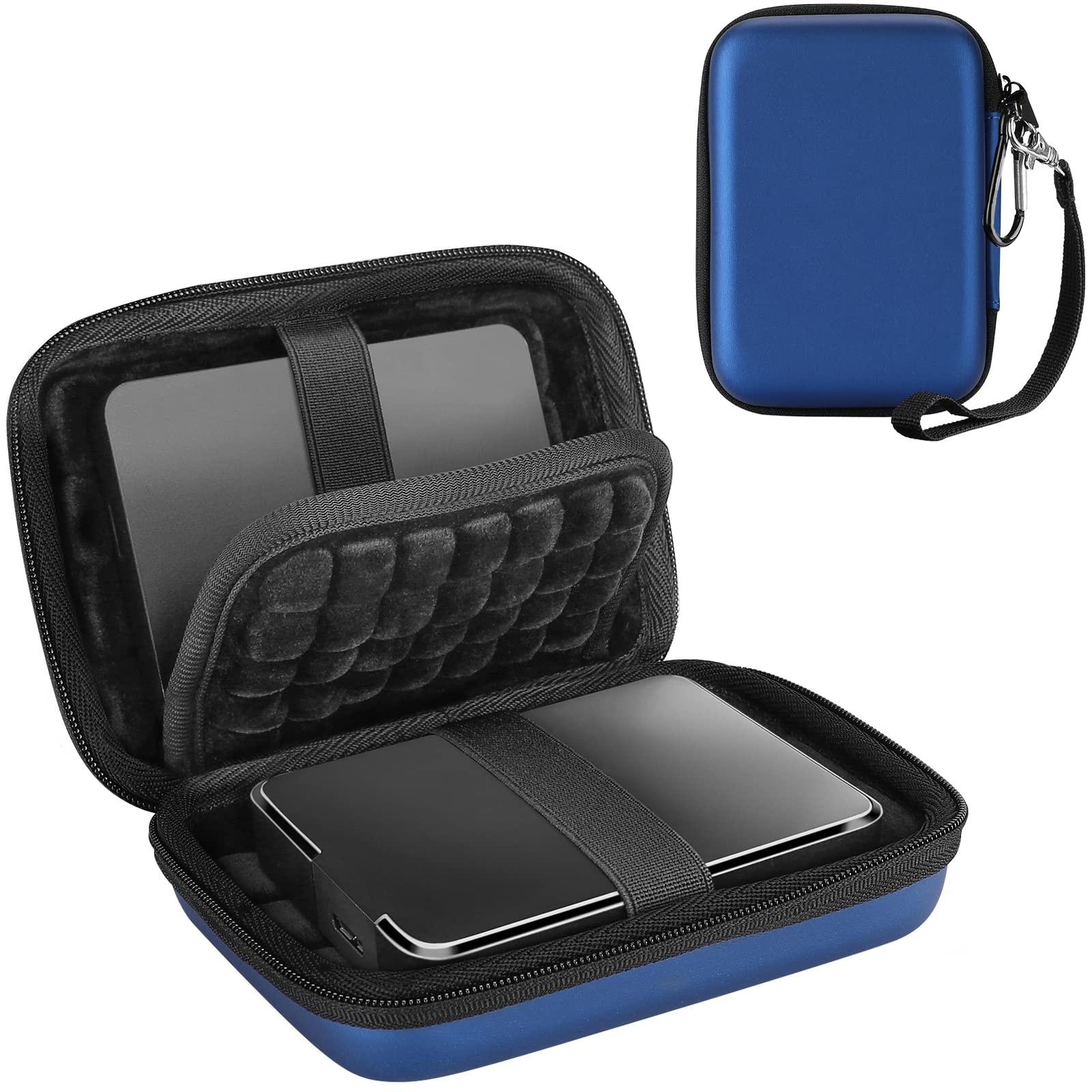 ProCase Hard Case for 2.5in Portable Hard Drive Holds 2 Navy Japan Import