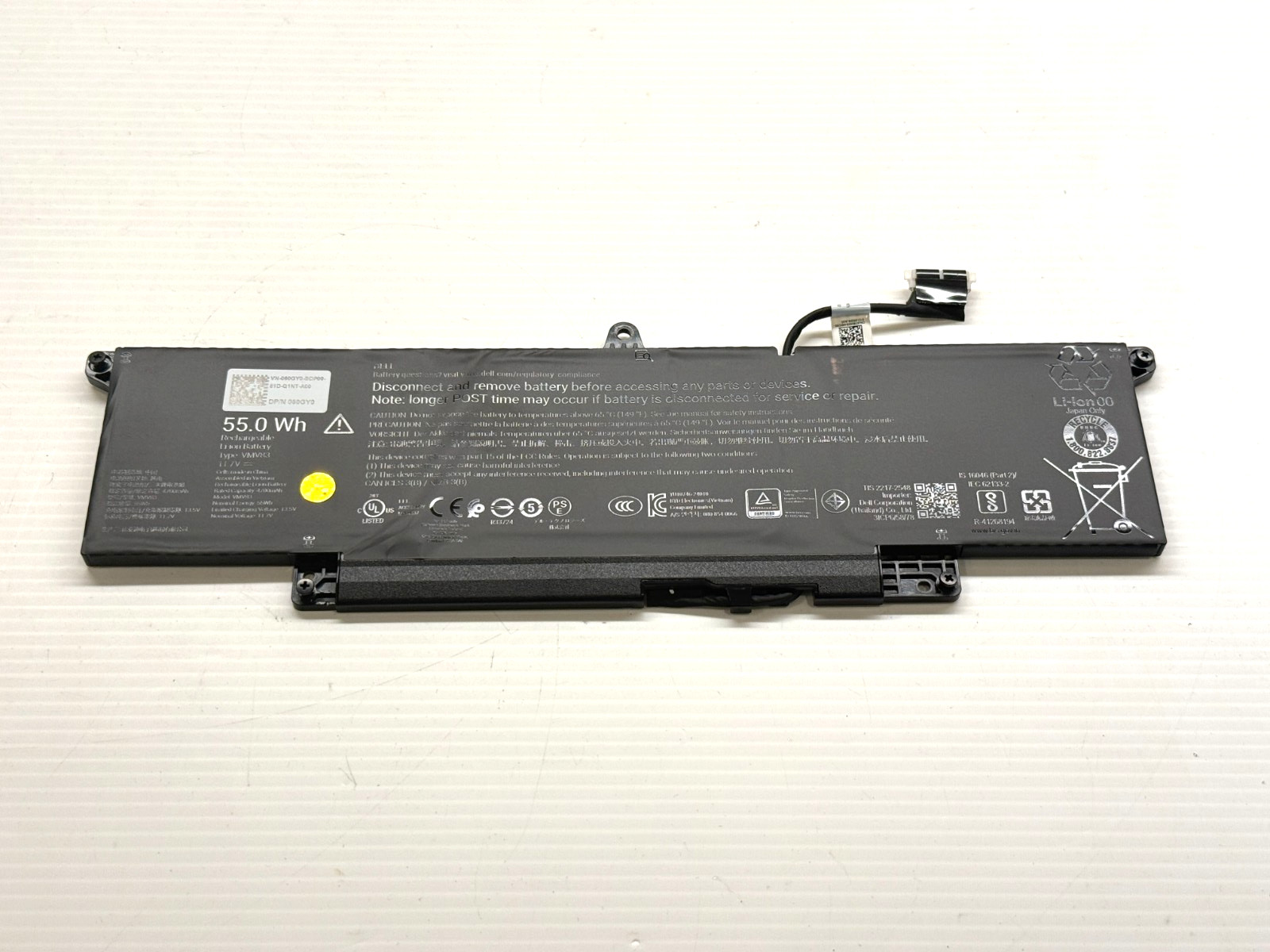 GENUINE OEM Dell Pro 14 Plus PB14250 14" Battery 55Wh 4700mAh TYPE : VMV83