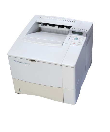 HP LaserJet 4100 Workgroup Laser Printer FULLY FUNCTIONAL VERY CLEAN SEE PICTURE