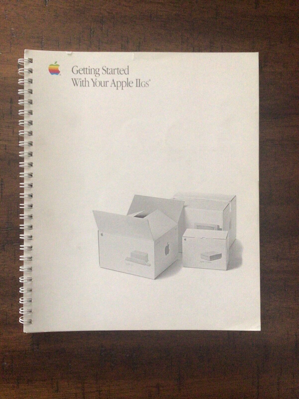 Vintage 1989 Getting Started With Your Apple IIGS II GS Manual