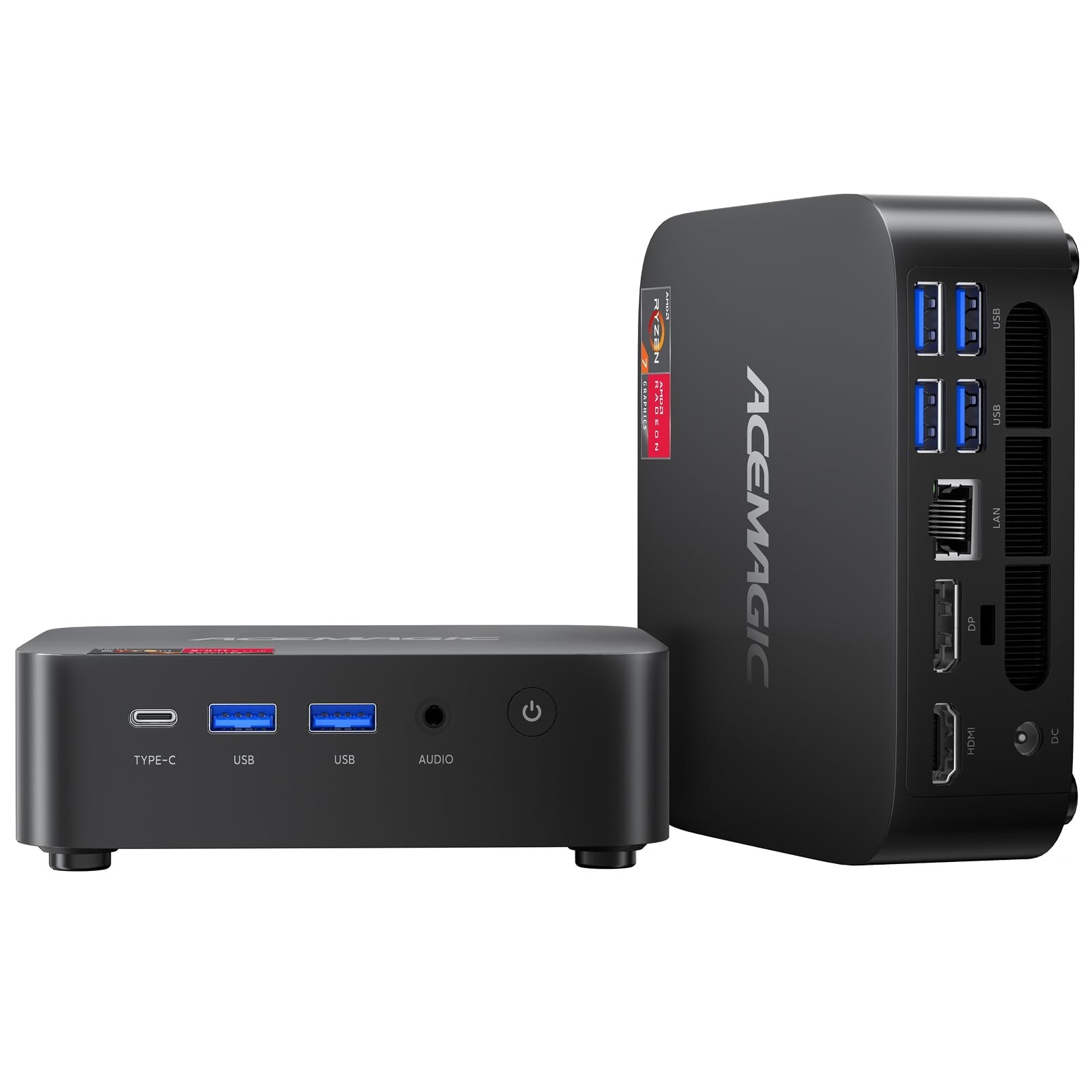 ACEMAGICIAN Kron Mini K1 Mini PC, Ryzen 7 5700U, 32GB DDR4 1TB NVMe SSD Mini ...
