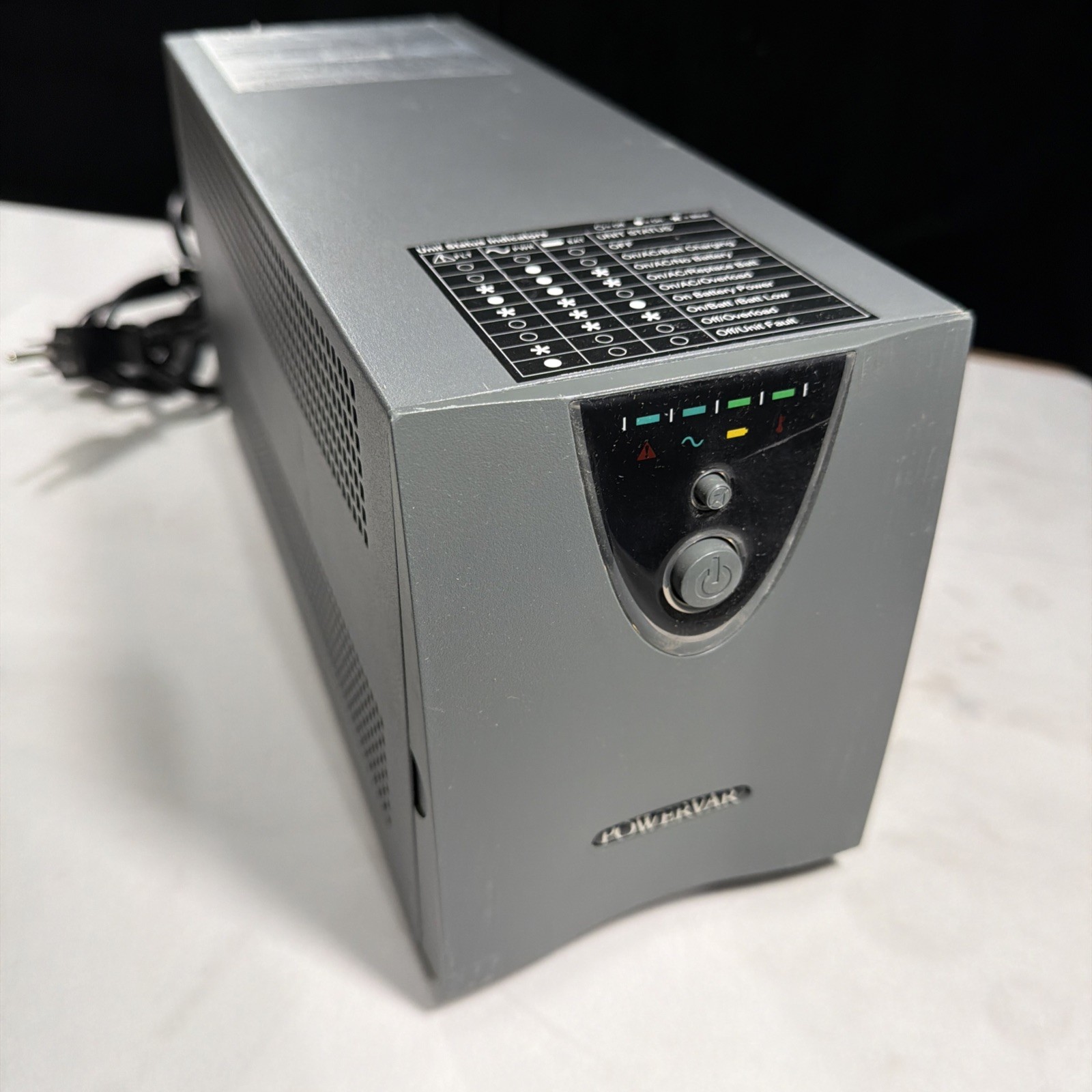 Ametek Powervar ABCEG251-11 UPS Uninterruptible Power Supply 200W Tested Working