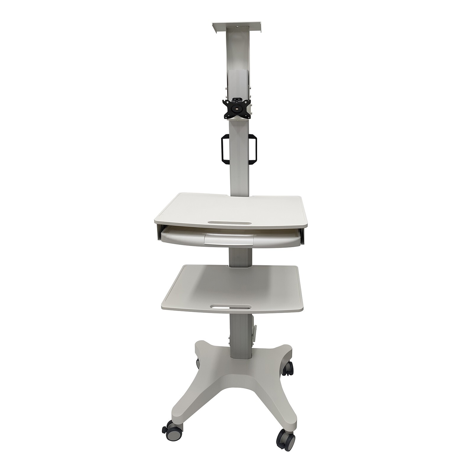 Computer Cart Adjustable Mobile Workstation Medical Mobile Equipment Trolley