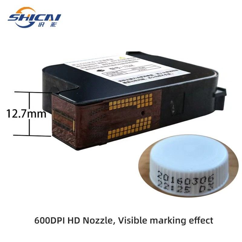 3pcs Red Ink Cartridge Compatible Fast Dry for 12.7mm Handheld Inkjet Printer
