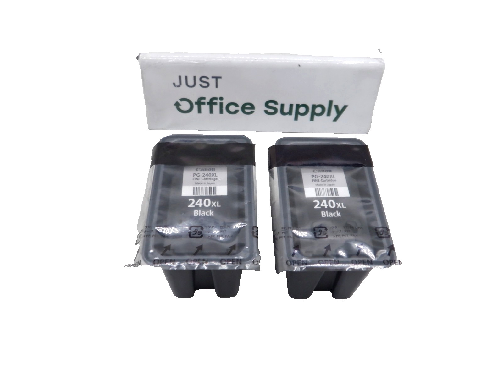 Genuine Lot of 2  OEM Canon PG-240XL Black Ink Bulk Packaging  