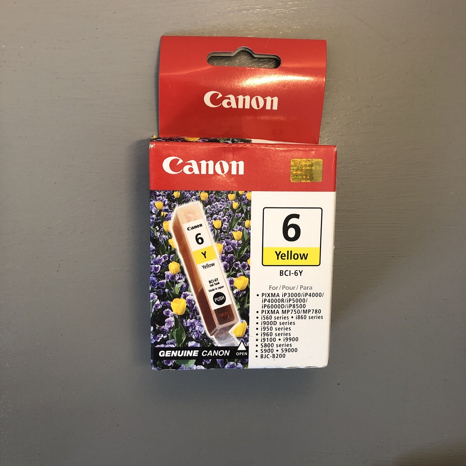 Canon BCI-6Y Yellow Ink Cartridge 4708A003 New Sealed