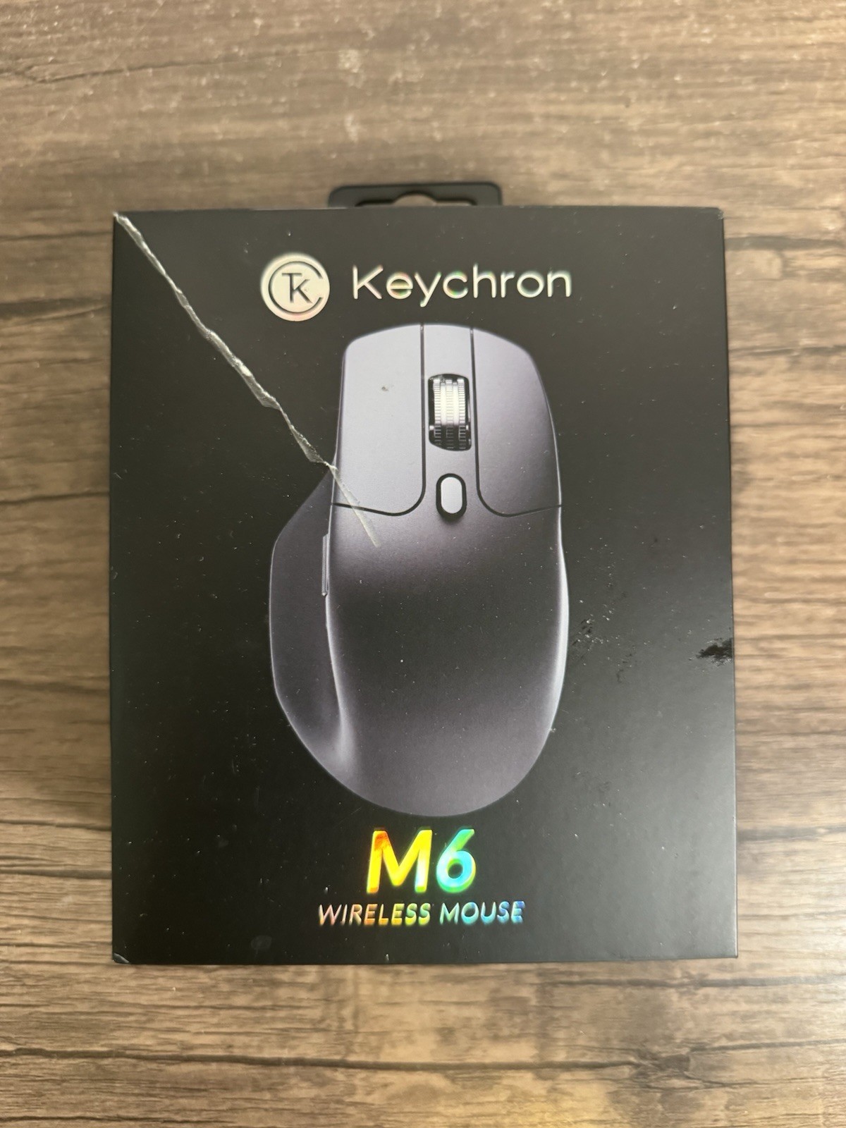 Keychron M6 Silent Wireless Gaming Mouse, 1000Hz, Bluetooth/2.4G NEW OPEN BOX