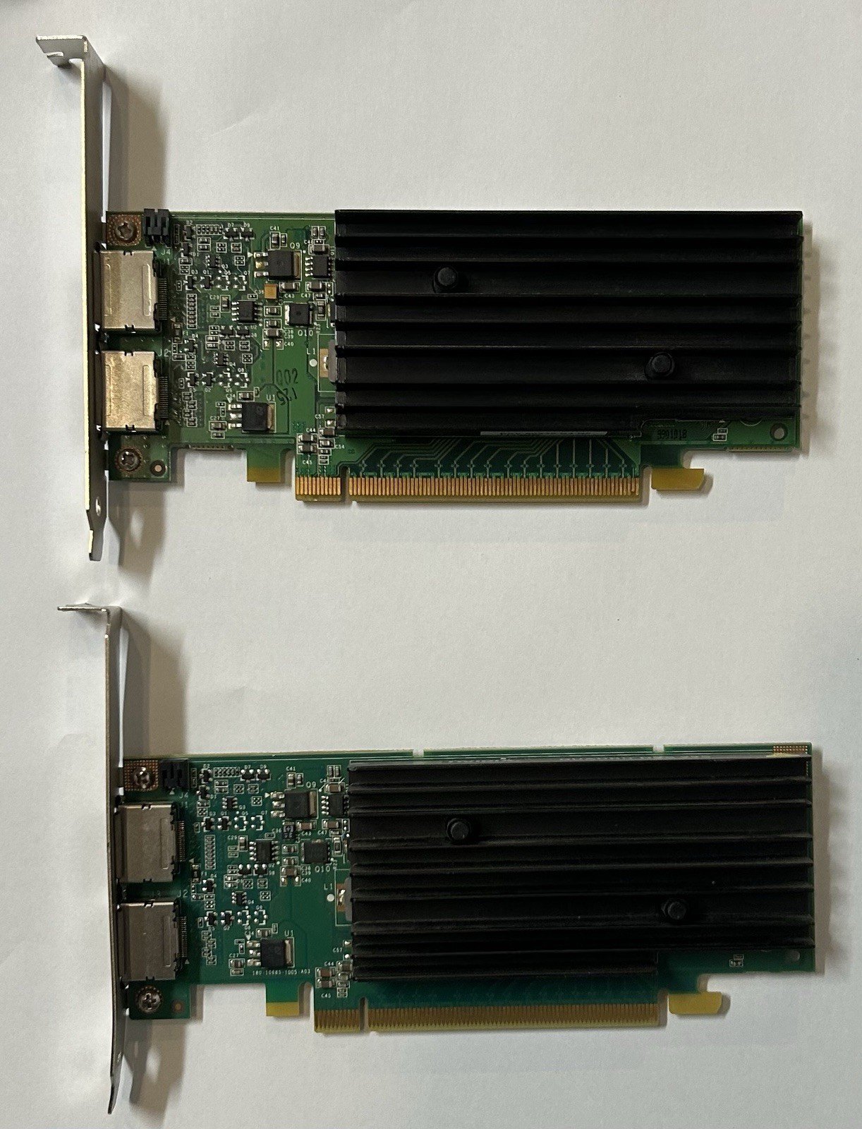 Lot 2 256MB PCIe NVIDIA Quadro NVS 295 DUAL DP Video Card Dell X175K 641462-001