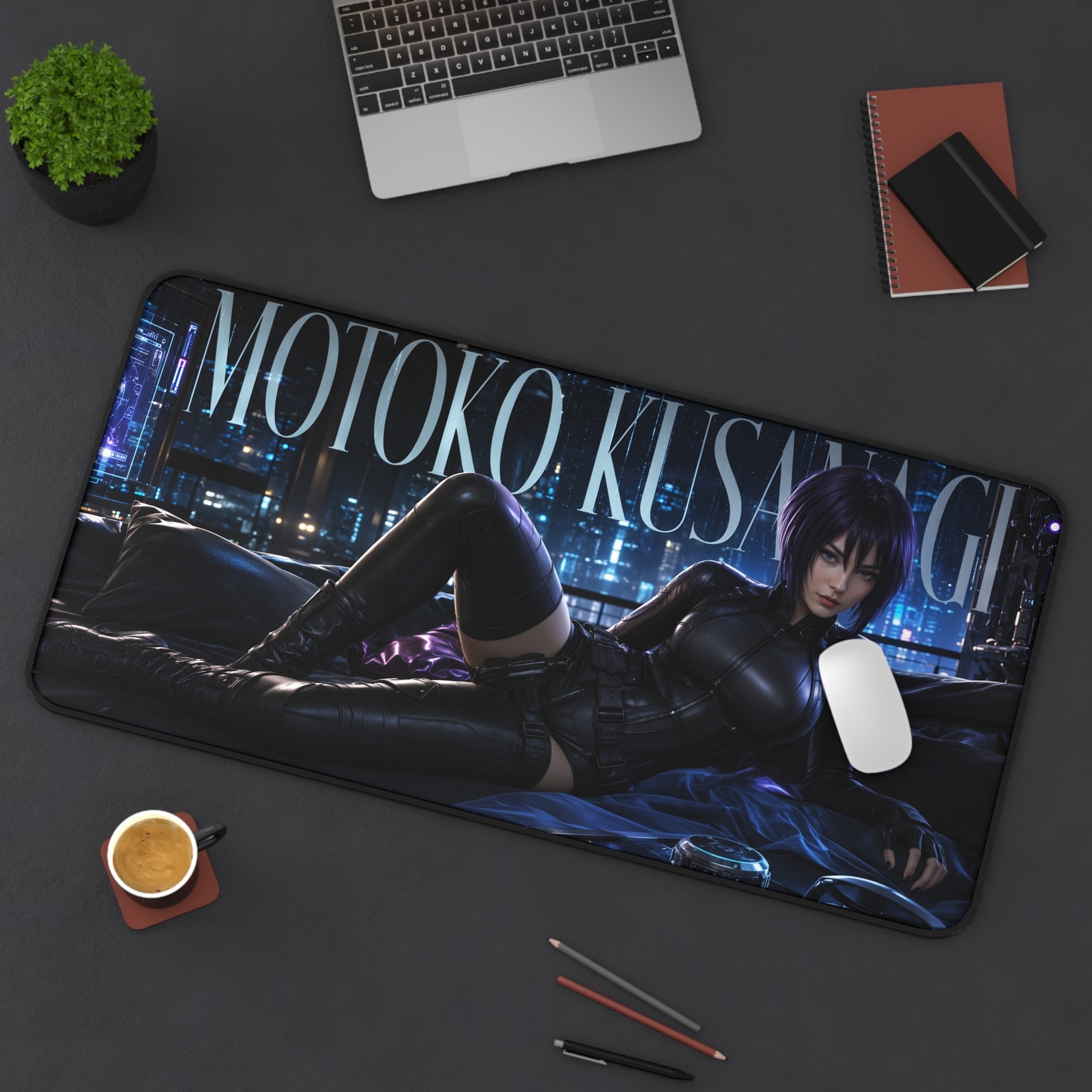 Motoko Kusanagi Mouse Pad, Ghost in the Shell XXL Gaming Desk Mat