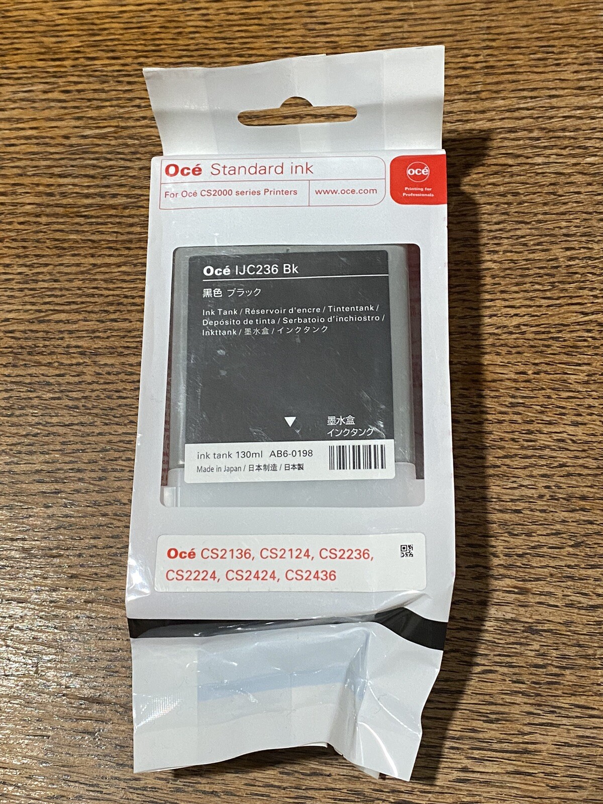 Genuine OCE Ink - IJC236 Bk BLACK CS2136 CS2124 CS2236 CS2224 CS2424 CS2436
