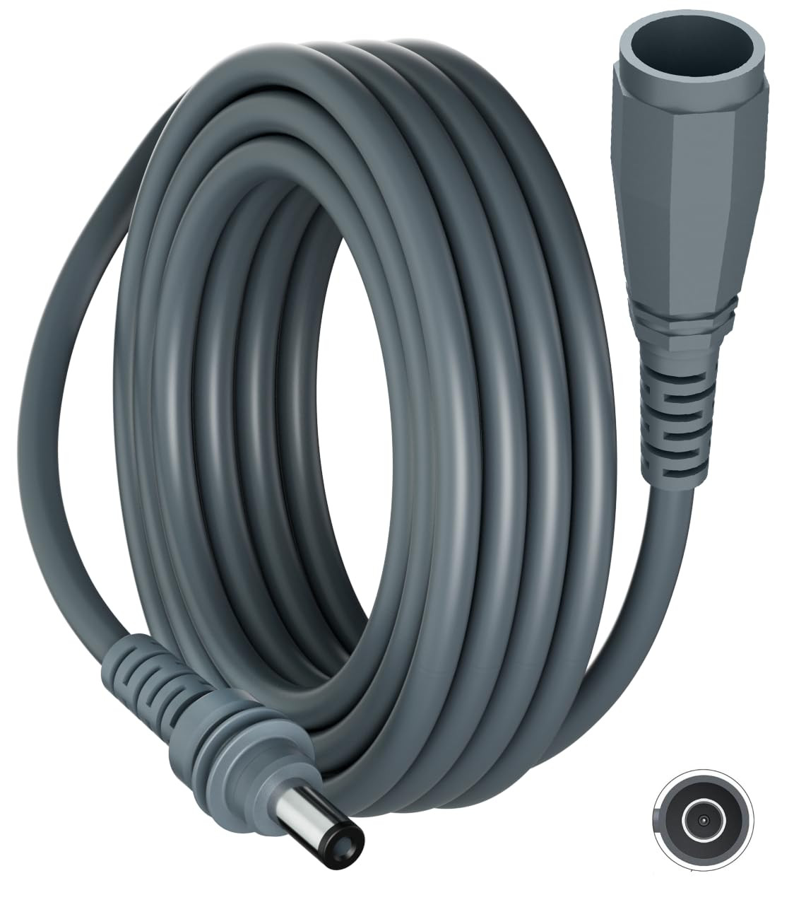 DC Power Cord for Starlink Mini (2M/6.6FT), 18AWG DC Power Male to Female Extens