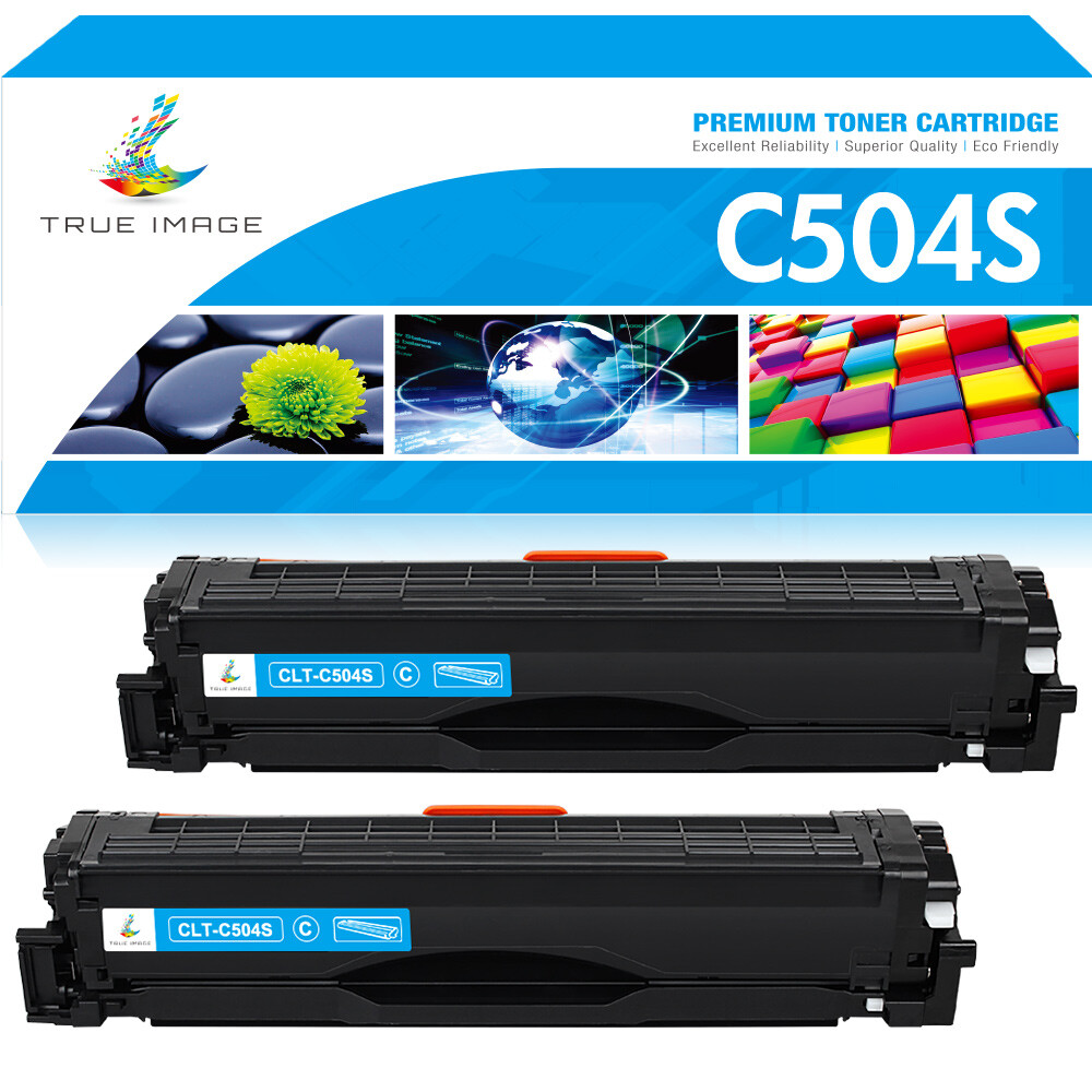 2PK CLT-C504S 504 Toner Compatible for Samsung CLP-415N CLP-415NW CLX-4195 4195N