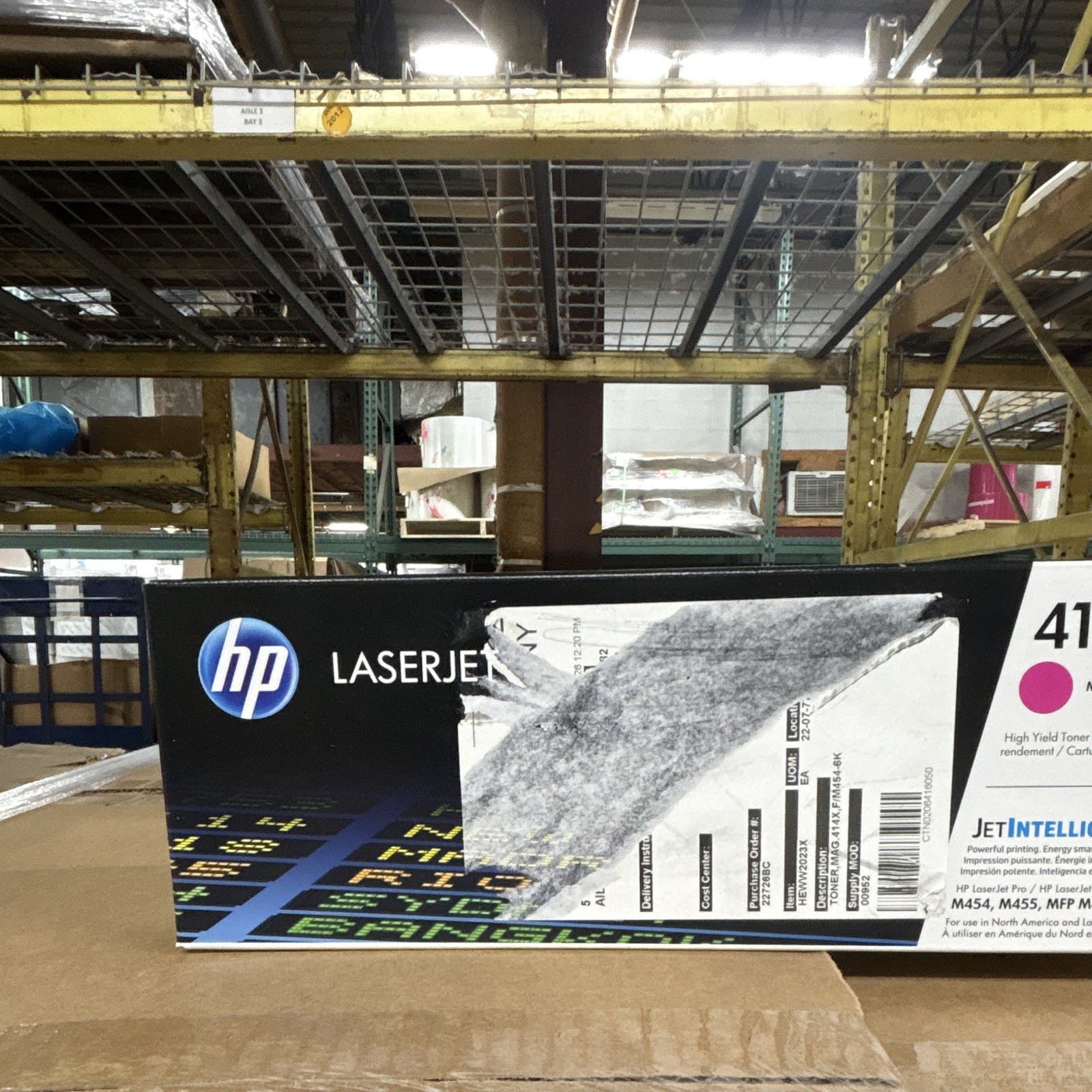 HP 414X High-Yield Toner Cartridge Magenta