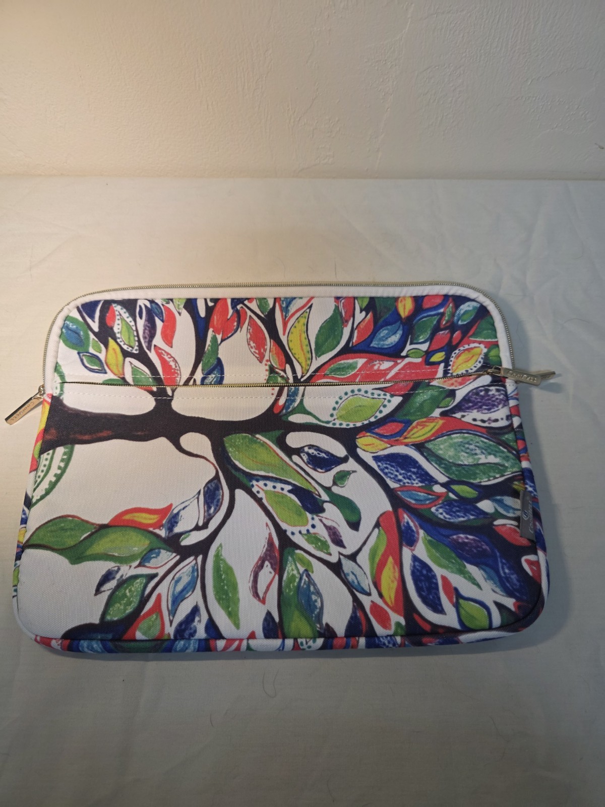 Coolbell Laptop Sleeve Case Tree With Multicolor Leaves Pattern 14" X 11" 