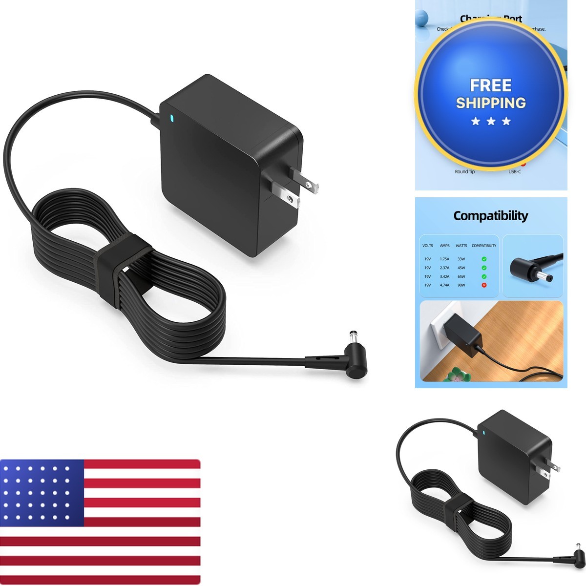 Superer AC Charger Power Adapter for Asus Vivobook Flip 14 TM420UA