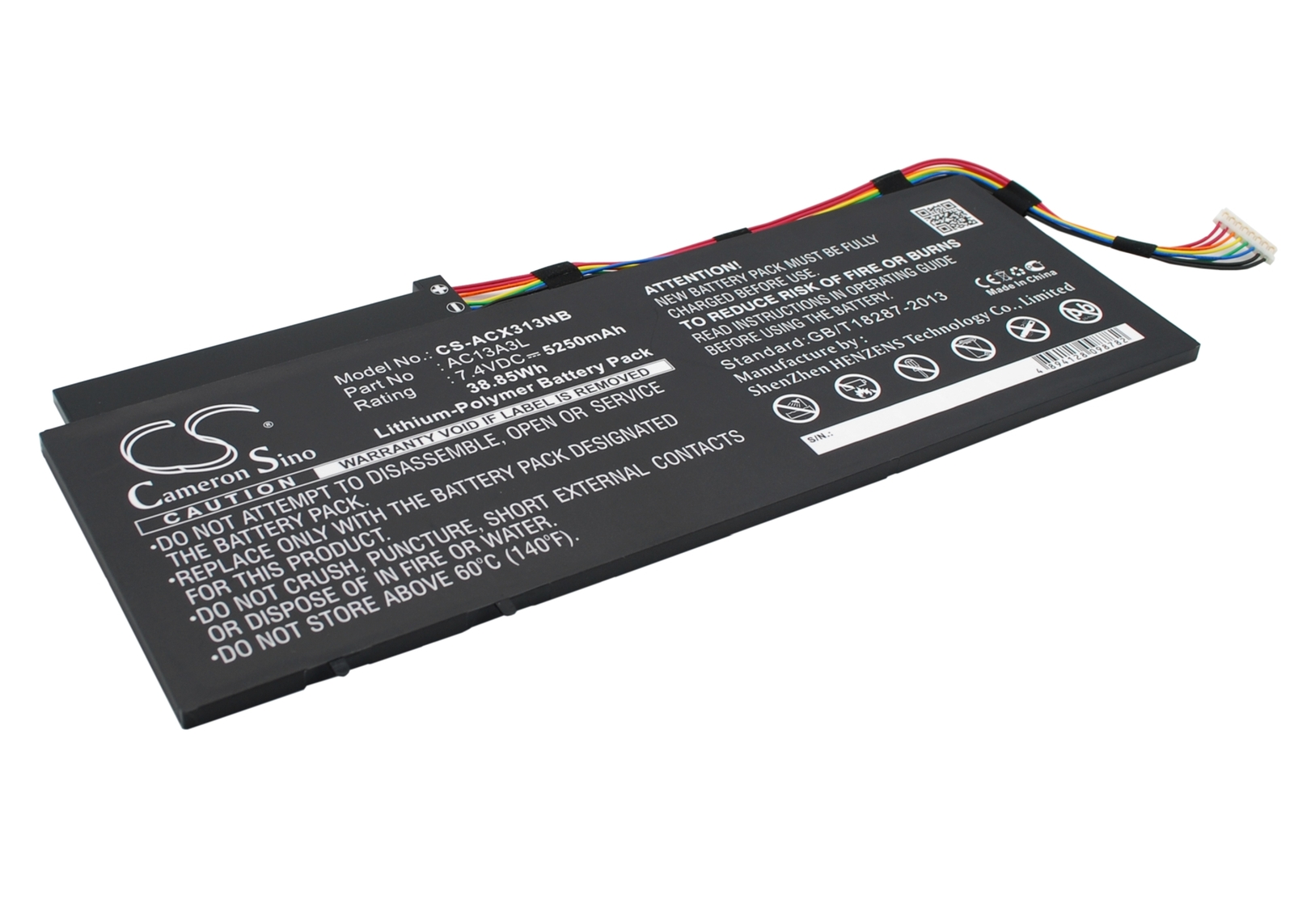 Replacement Battery for Acer 7.4v 5250mAh / 38.85Wh Notebook, Laptop Battery