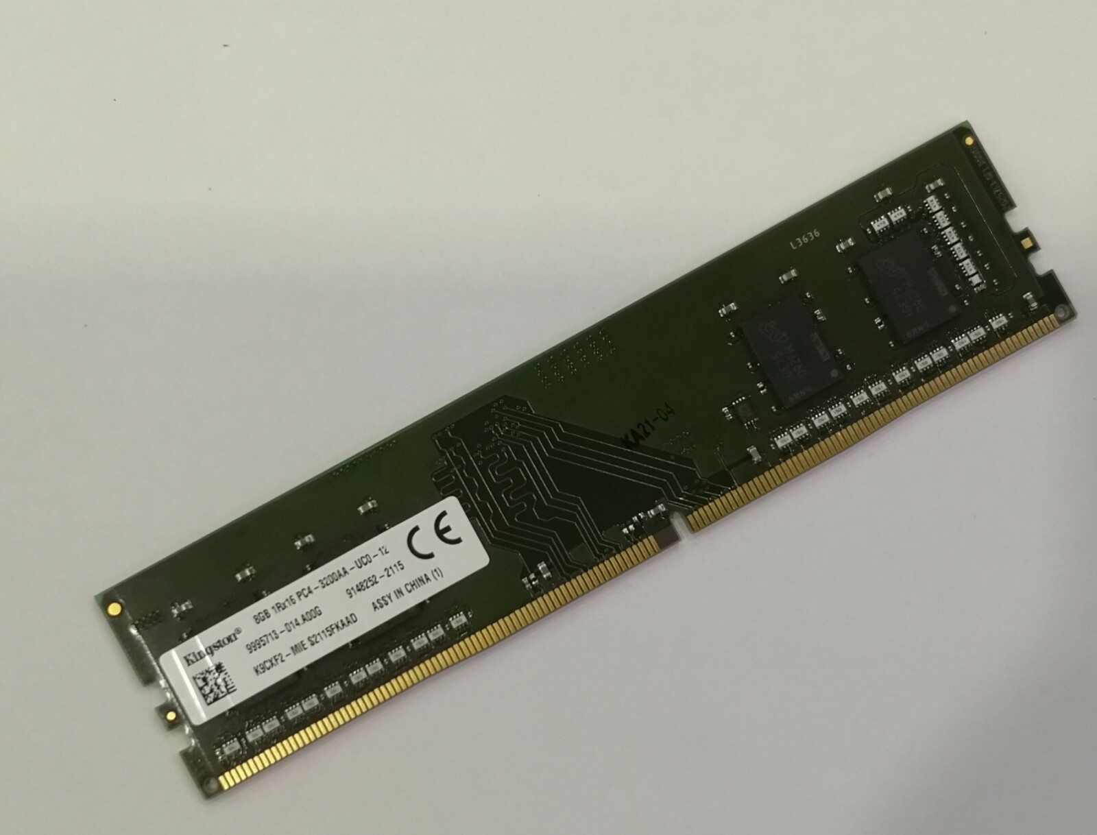 Kingston 8GB DDR4 3200 Desktop DIMM RAM 1Rx16 PC4-25600 for HP DELL Lenovo Acer
