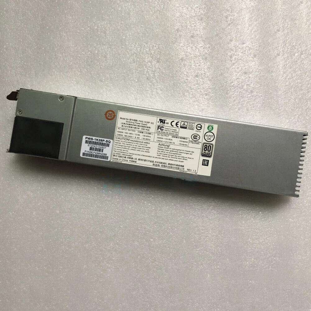 For Supermicro PWS-1K28P-SQ 1280W Server Redundant Power Supply Module