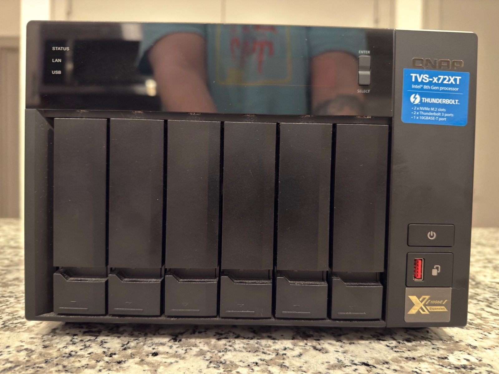 QNAP TVS-672XT 6-Bay NAS | Upgraded 32GB RAM DDR4-2666 | NO DRIVES