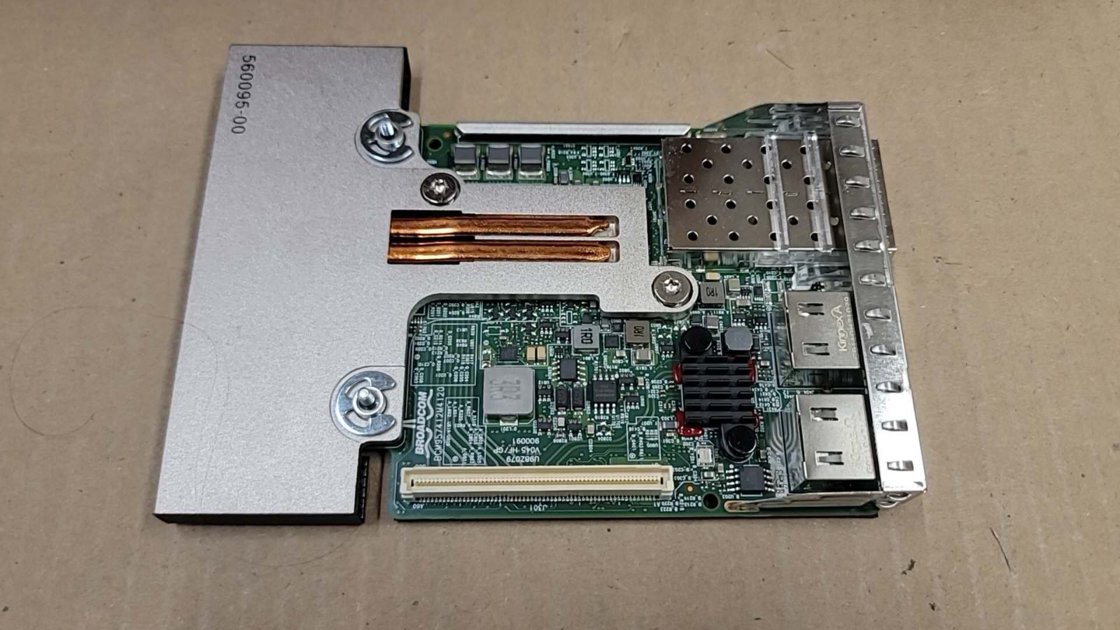 Dell NVMNX Broadcom 57412 2x10GbE SFP+ & 2x1GbE RJ45 RNDC Network Daughter Card 