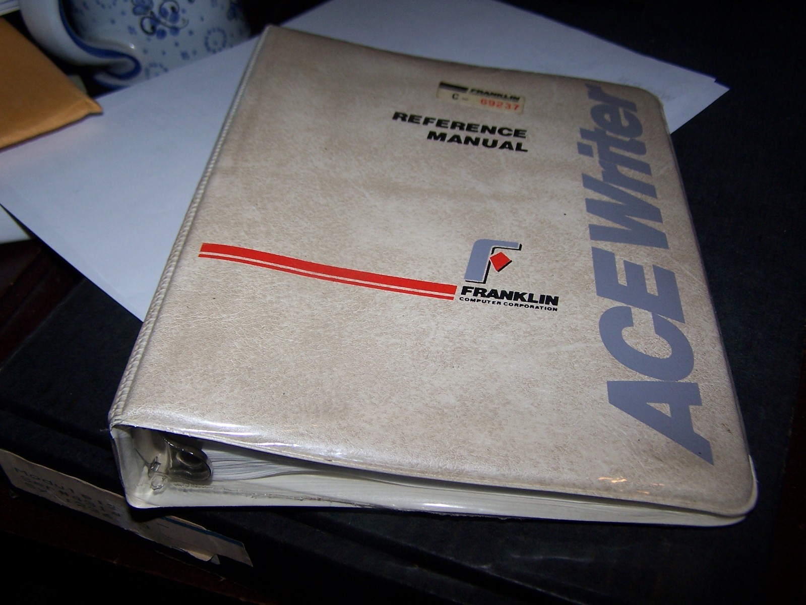 Vintage Rare Franklin AceWriter Software in Original Binder - New Old Stock