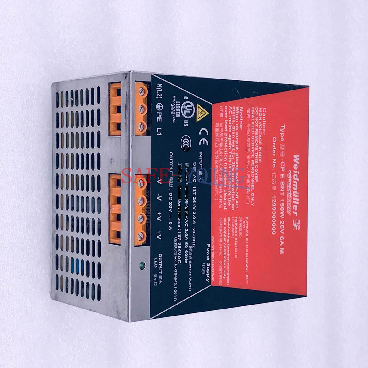 1PC Used Weidmuller CP E SNT 150W 26V 6A M 1299300000 Switching Power Supply