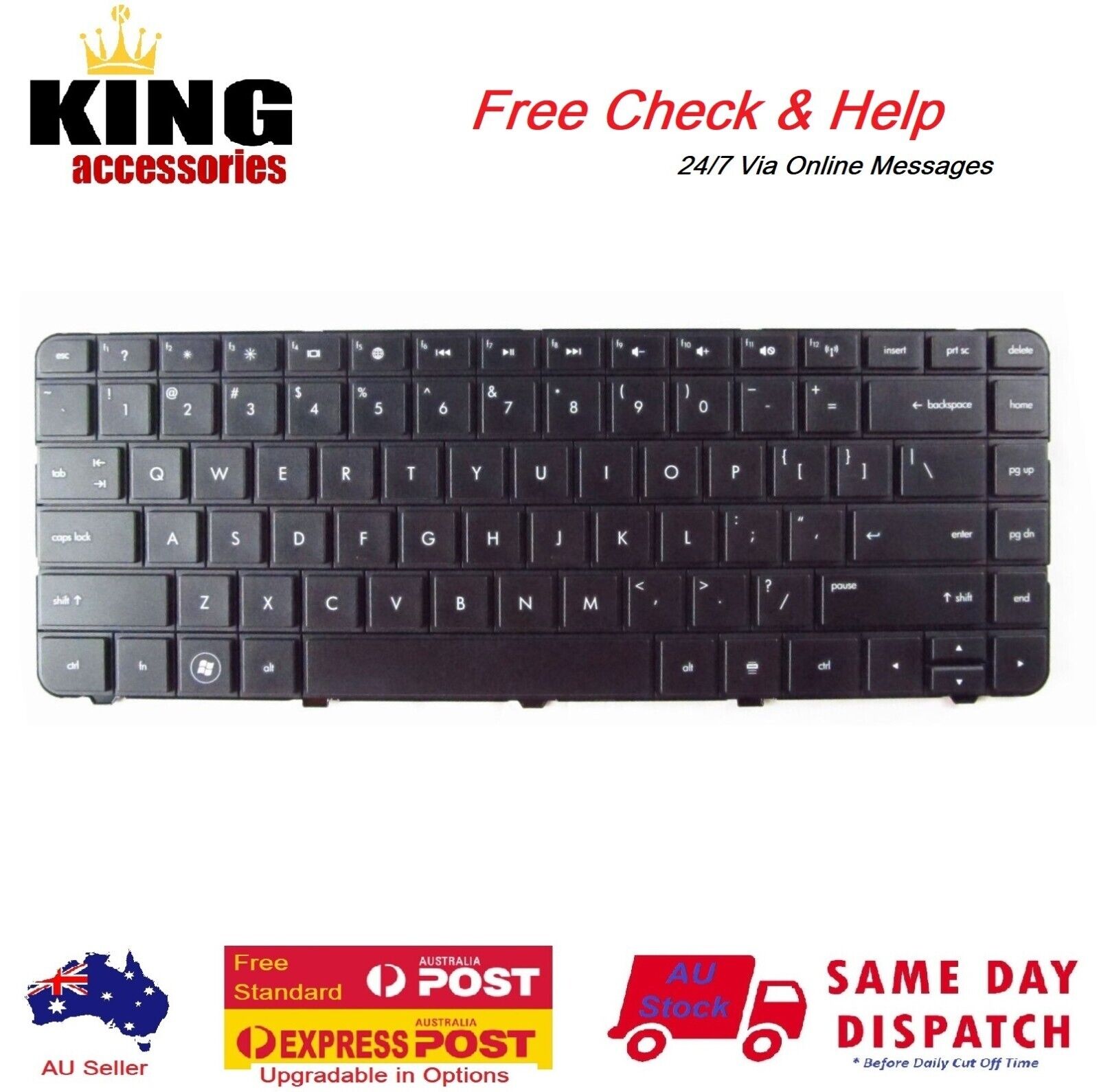 Laptop Keyboard for HP 240 G1, 246 G1, 250 G1, 255 G1 Series Notebook PC Type A
